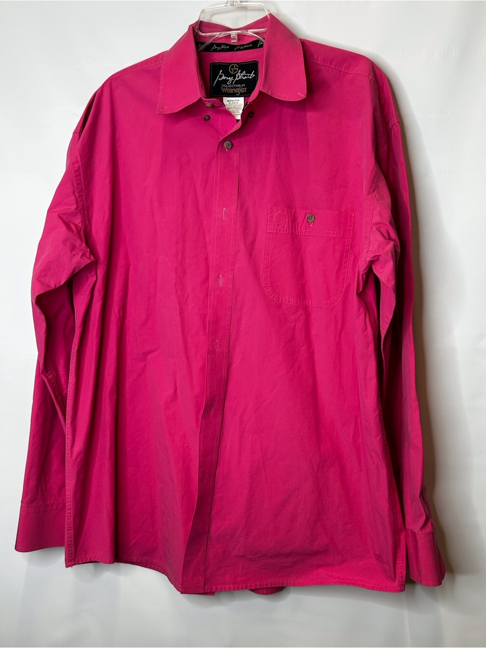 George Strait Wrangler Bright Fuchsia shirt